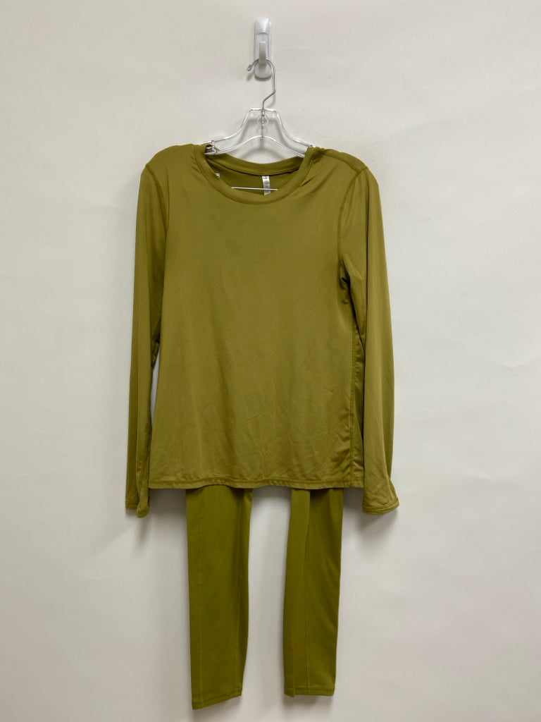 Fabletics Size S Olive Green Long Sleeve Athletic 2pc