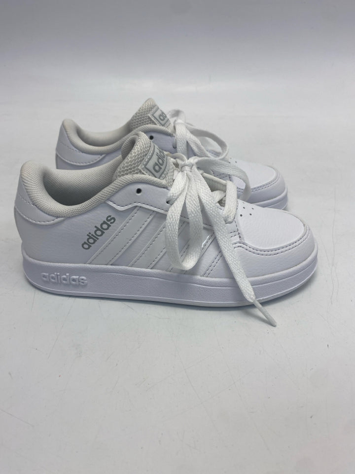 NWOT Adidas SIZE 12 White Lace-Up Girl&