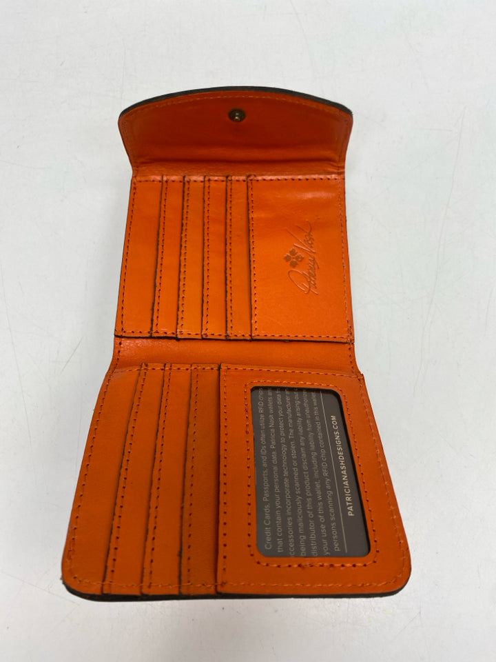 Patricia Nash Orange Wallet