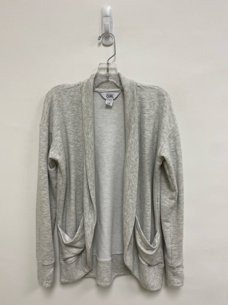 Athleta Girl SIZE 12 Gray/Crm Streaked Drape Girl&