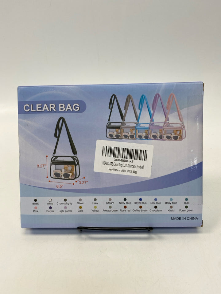 NEW/BOX Clear Handbag