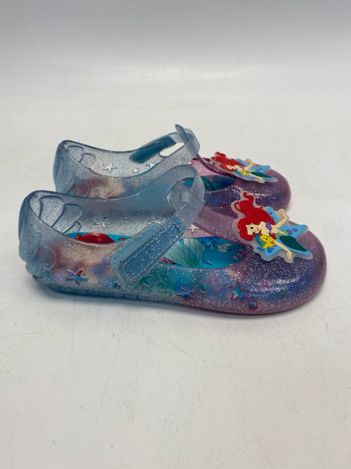 SIZE 12 Blue Pink/Multi Glitter Jelly Girl&