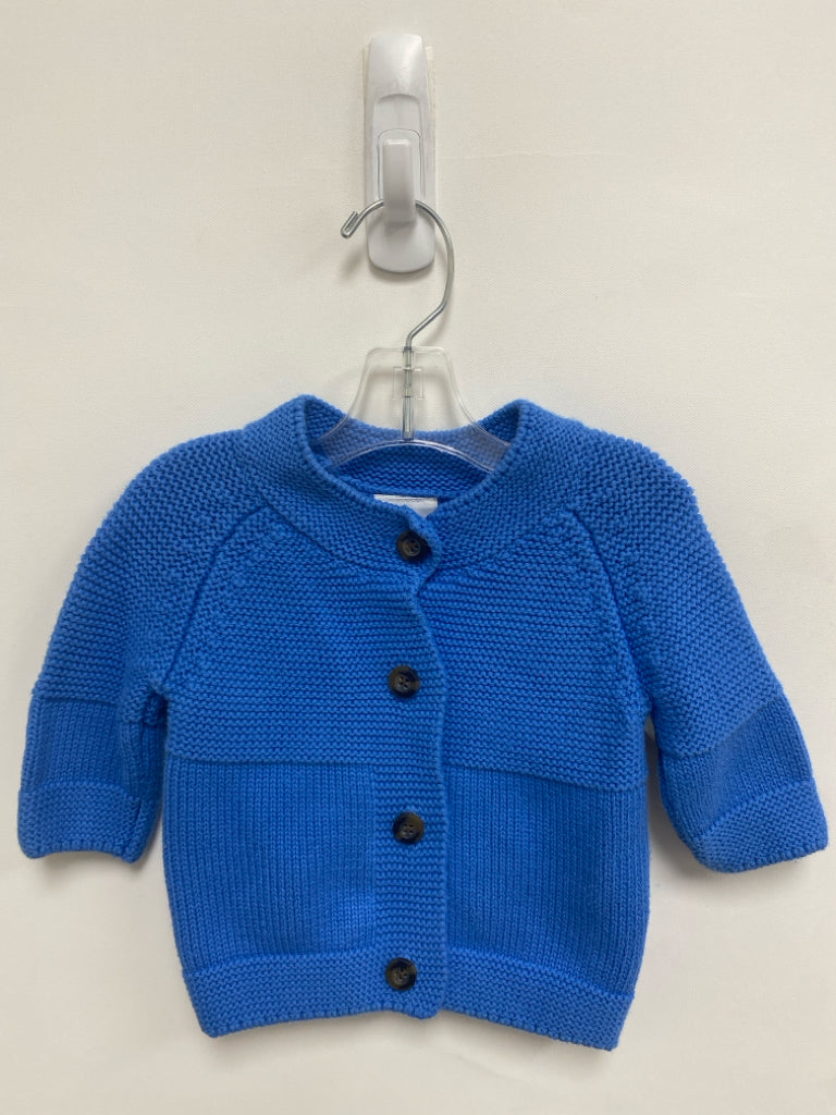 hanna Andersson SIZE 0-3M Blue Button Up Boy&