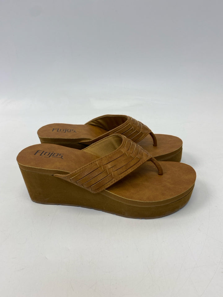Flojos  Size 6 Brown Sandals
