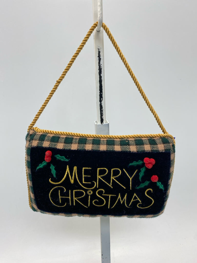Black Natural Checkered Christmas