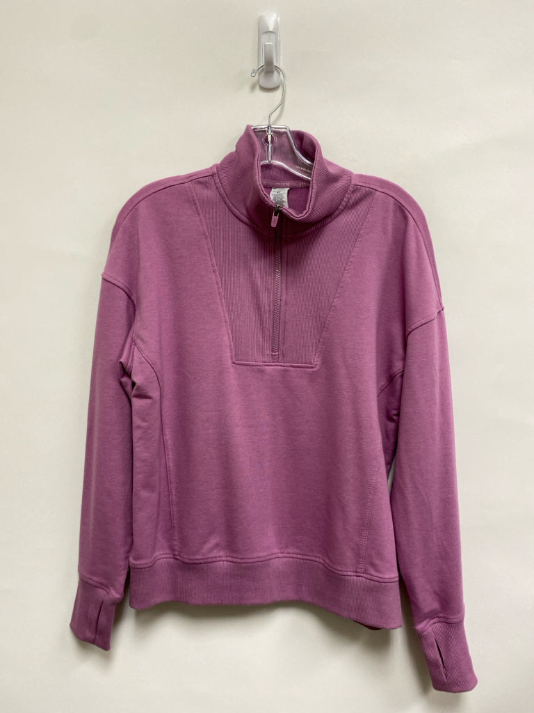 RBX Size S Lilac Quarter Zip Ladies Pullover