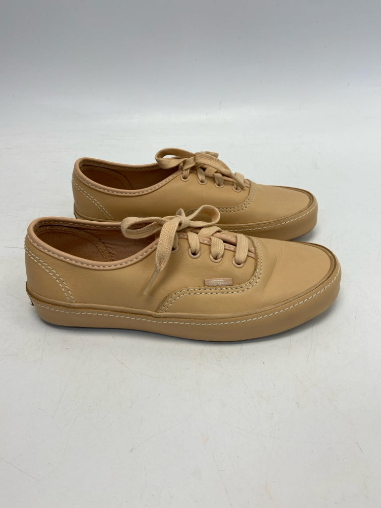 Vans  Size 7.5 Tan Lace-up Sneakers