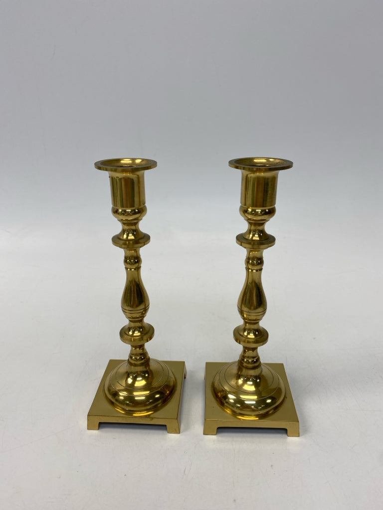 Gold Brass Candleholder(s)