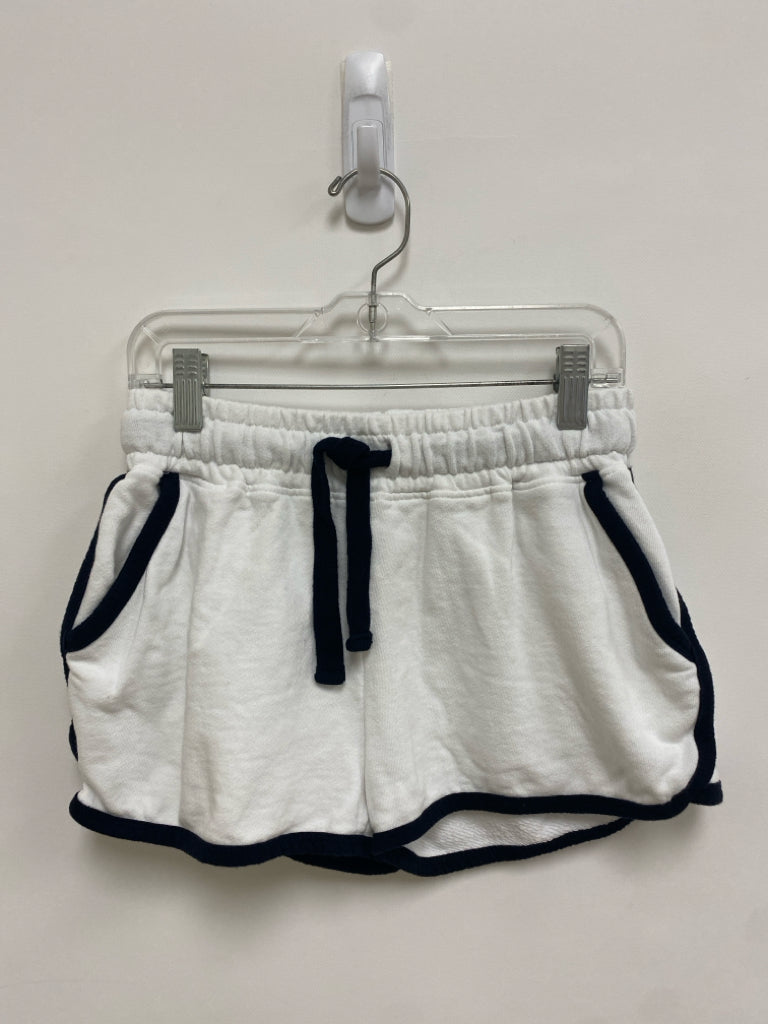 SIZE S White Black Trimmed Pull-on Girl&