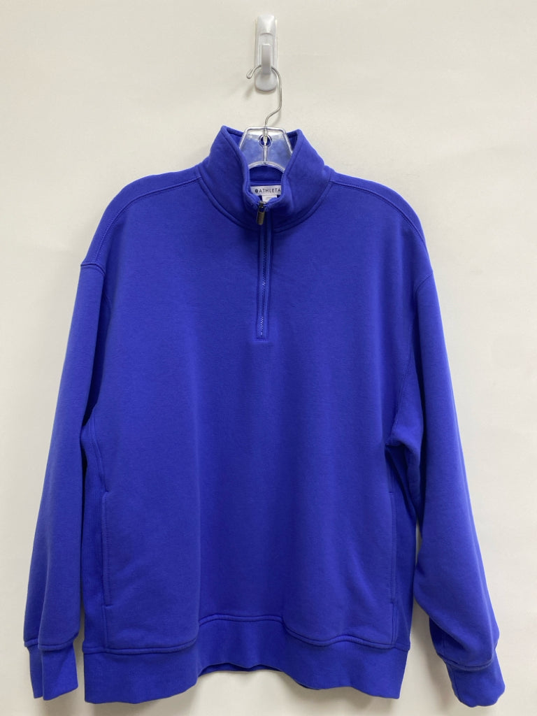 Athleta Size S Blue Pullover Athletic Top