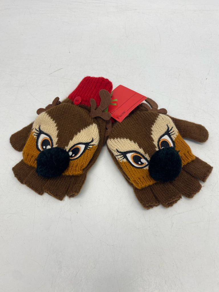 NWT Brown Red Reindeer Girl&