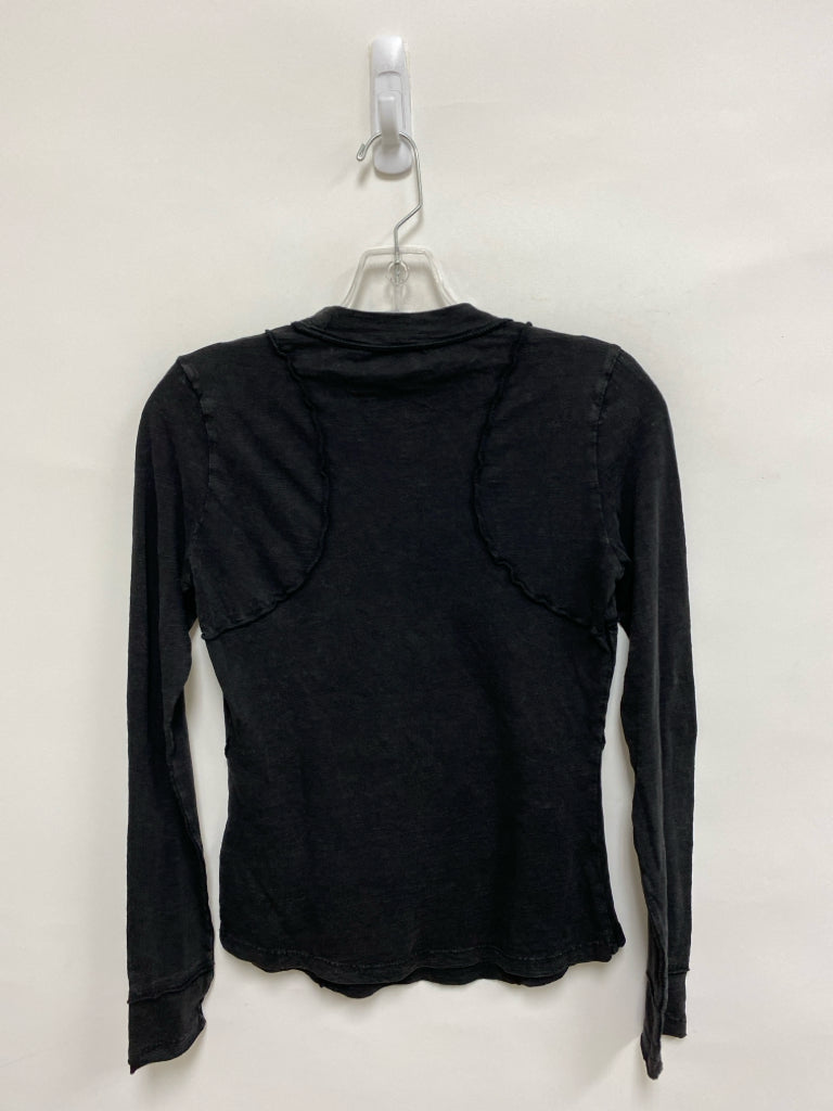 Pilcro Size XS Charcoal Long Sleeve Ladies Top