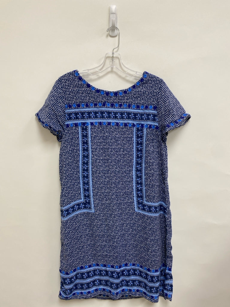 Vineyard Vines Size 10 Navy White/Tan Dots Ladies Dress