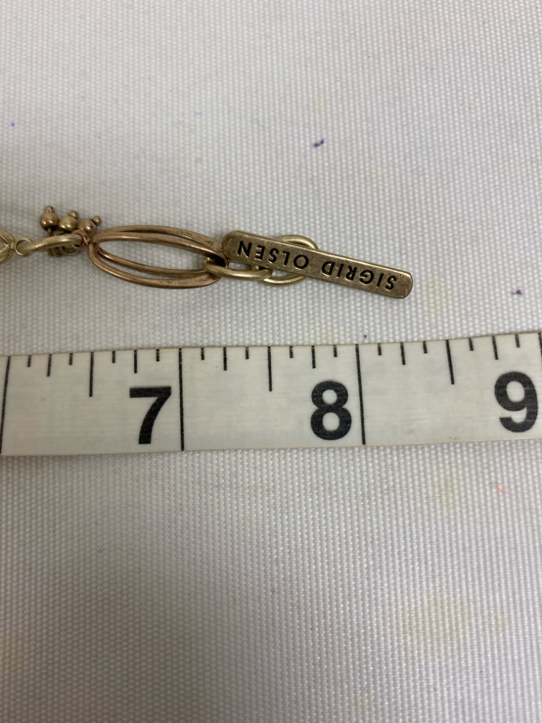 Sigrid Olsen Gold Color Oval(s) Bracelet