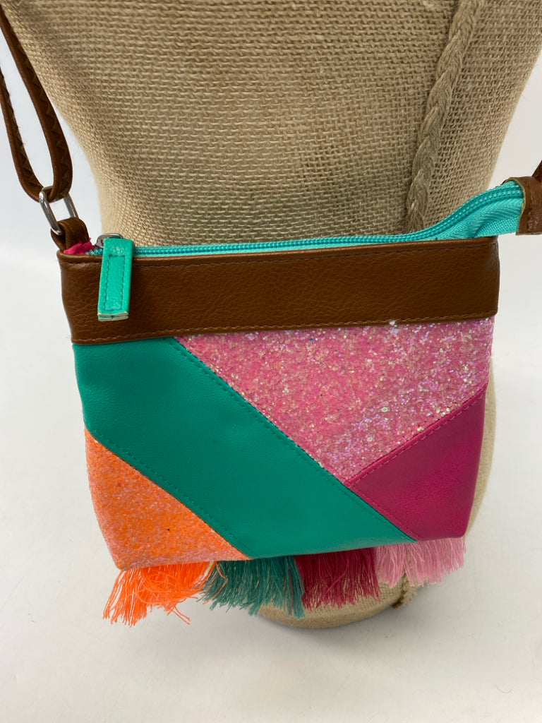 Brown Green/Pink Patchwork Girl&