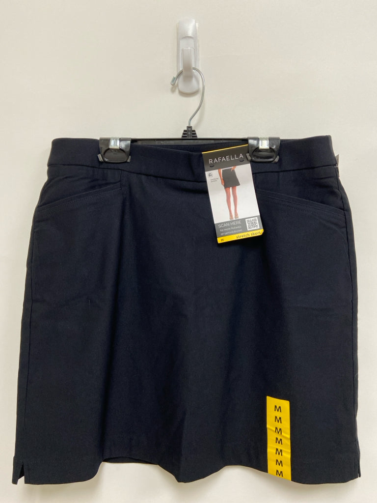NWT Rafaella Size M Black Ladies Skort