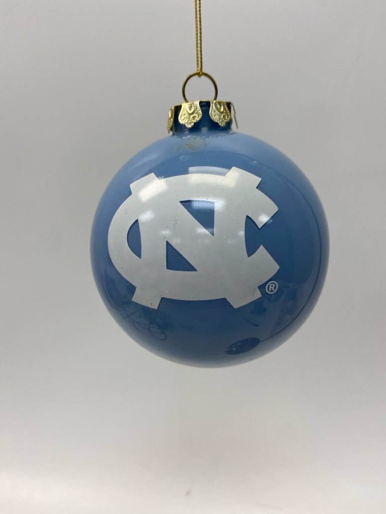 Blue White UNC Ornaments