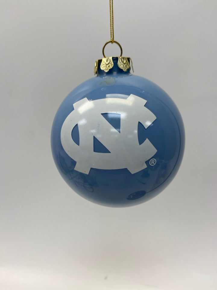 Blue White UNC Ornaments
