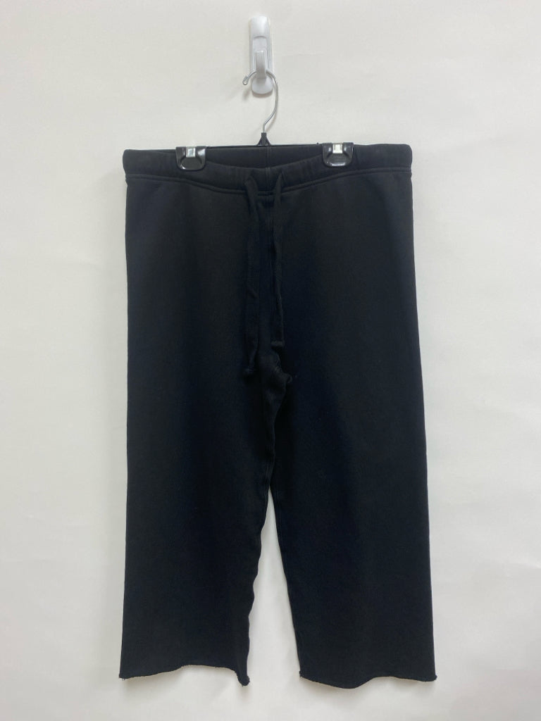 Frank &amp; Eileen Size M Black Cropped Ladies Sweatpant