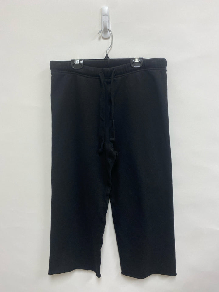 Frank &amp; Eileen Size M Black Cropped Ladies Sweatpant