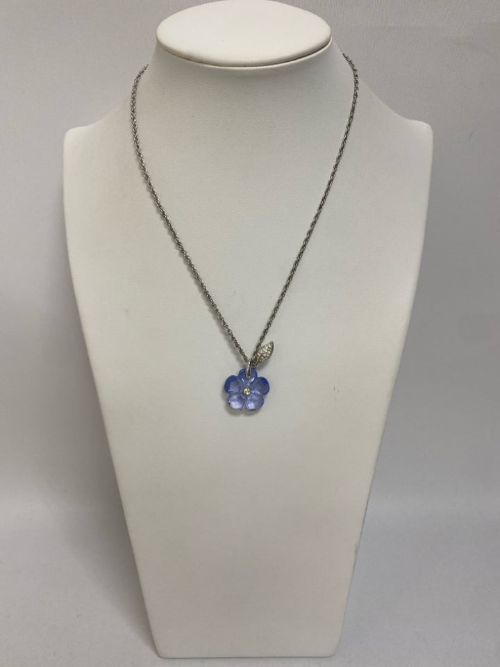 Swarovski Purple Clear Jeweled Necklace