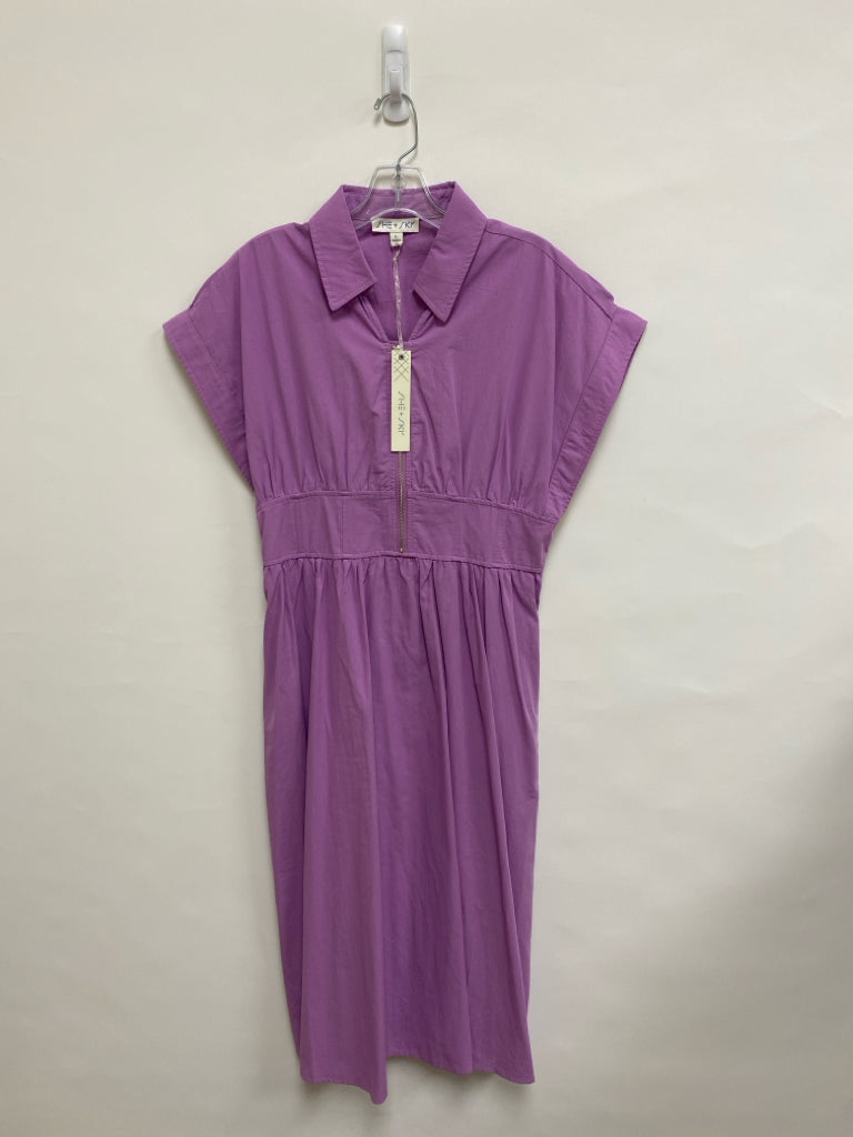 NWT She + Sky Size L Lilac Cotton Ladies Dress