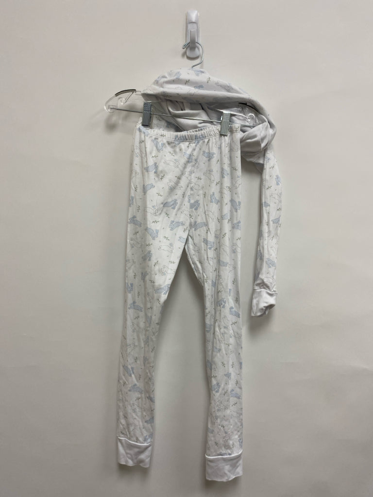 magnolia baby SIZE 10 White Blue Bunnies Boy&