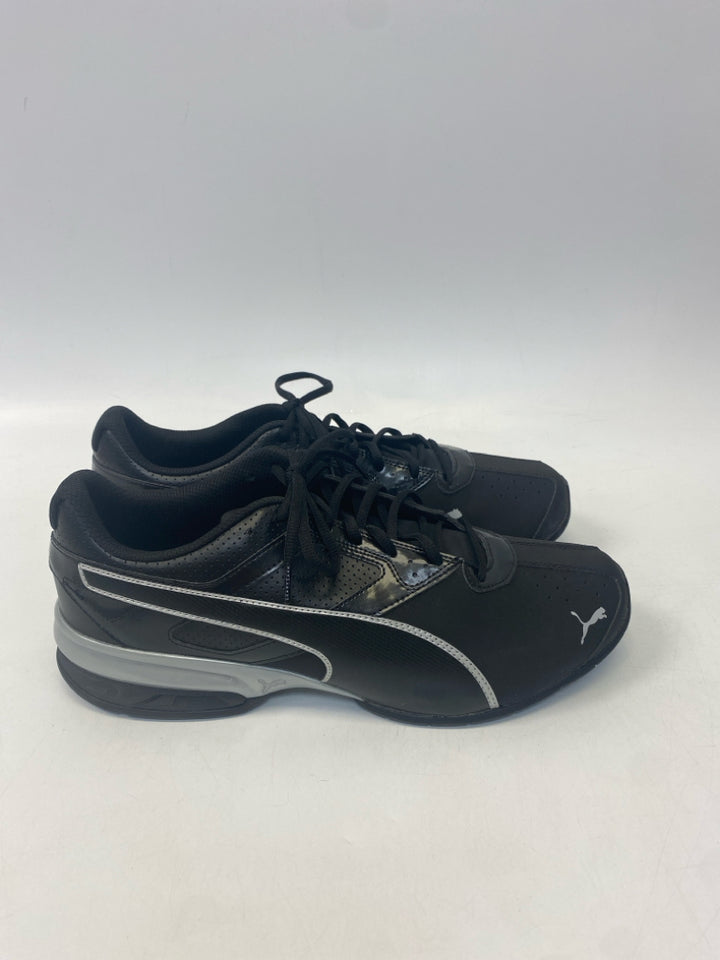 NWOT Puma Size 14 Black Silver Lace-Up Men&