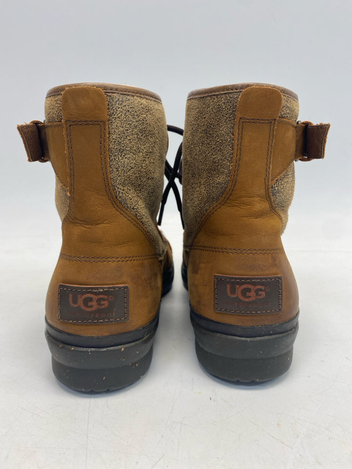 UGG US Shoe Size 9.5 Camel Distressed Boots