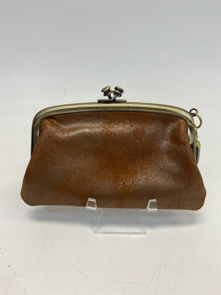 Hobo Brown Leather Wallet