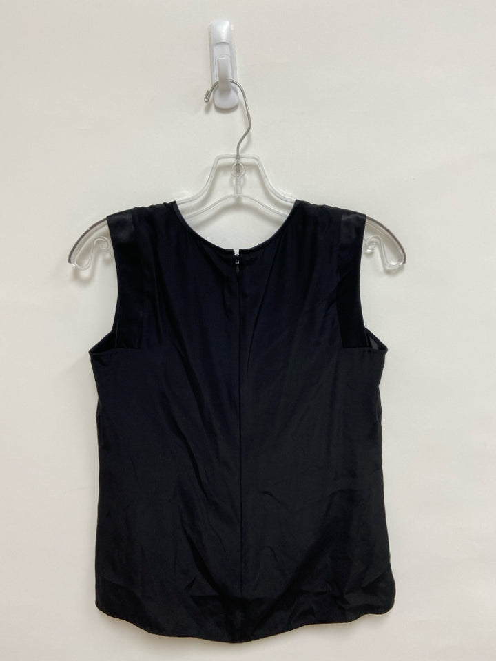 LAFAYETTE 148 Size 0P Black Sleeveless Petite Top