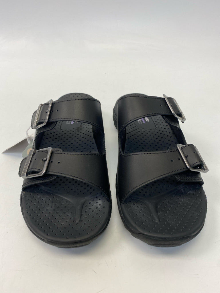 NWT Skechers  Size 8 Black Buckle(s) Sandals
