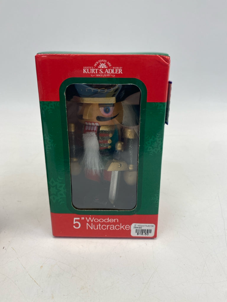 Kurt Adler Gold Green/Red Christmas