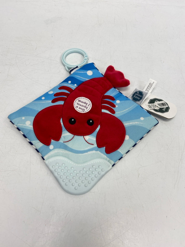 NWT Mary Meyer Blue Red Crab Misc. Baby Gift