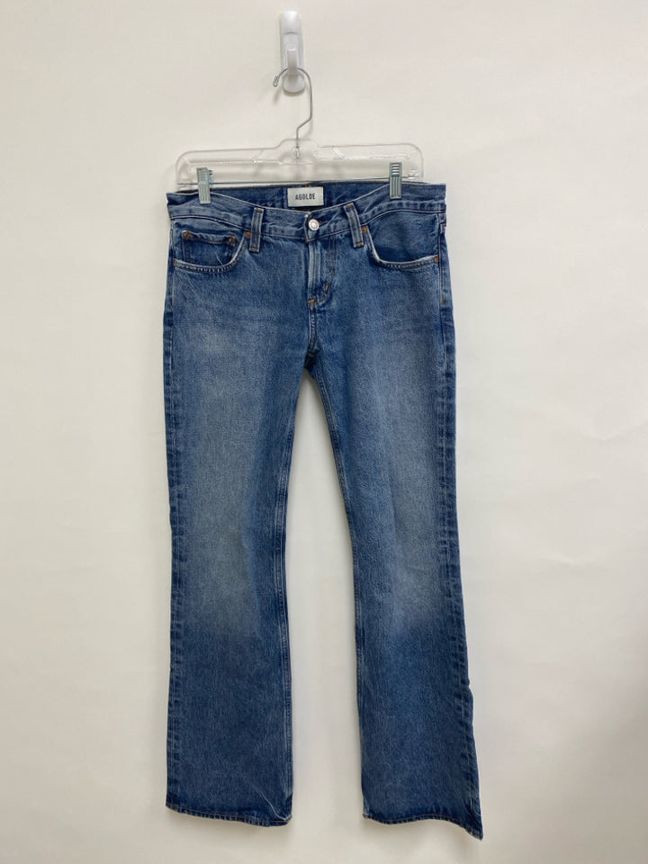 Agolde Size 26 Faded Blue Ladies Jeans