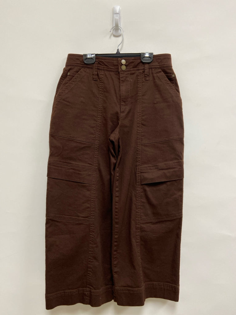 Democracy Size 8 Brown Cargo Ladies Pants