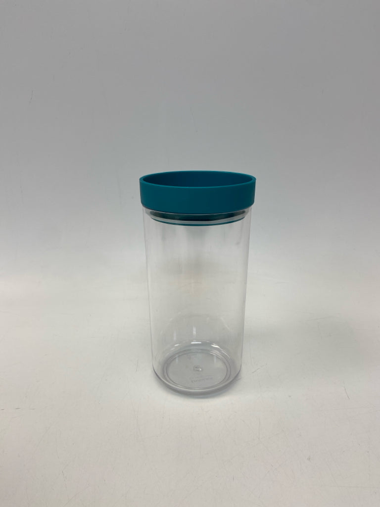 Lock &amp; Lock Turquoise Clear Storage Container