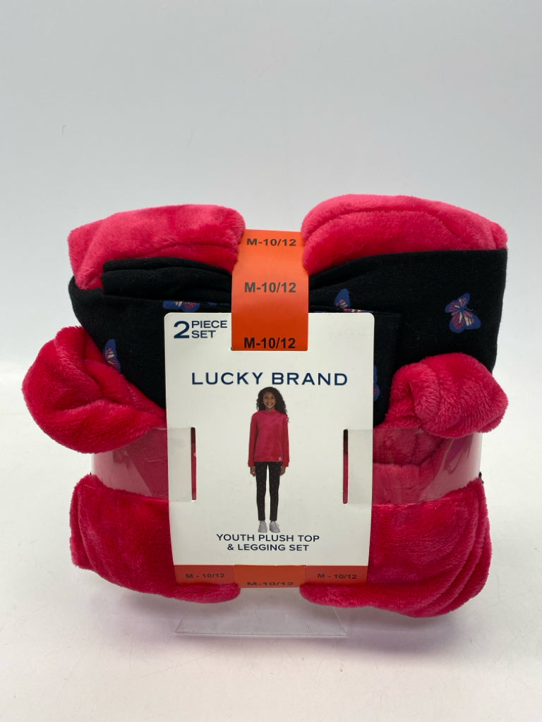 NEW/PKG Lucky Brand SIZE 10/12 Pink Black Girl&