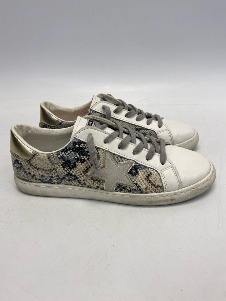 Vintage Havana US Shoe Size 10 White Gray/Black Snakeprint Sneakers