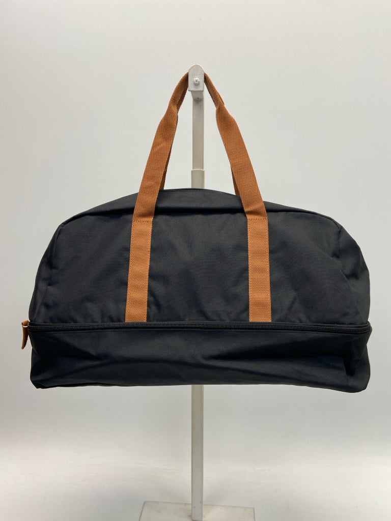 Black Brown Duffle Bag