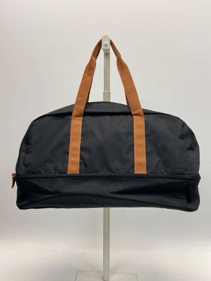 Black Brown Duffle Bag
