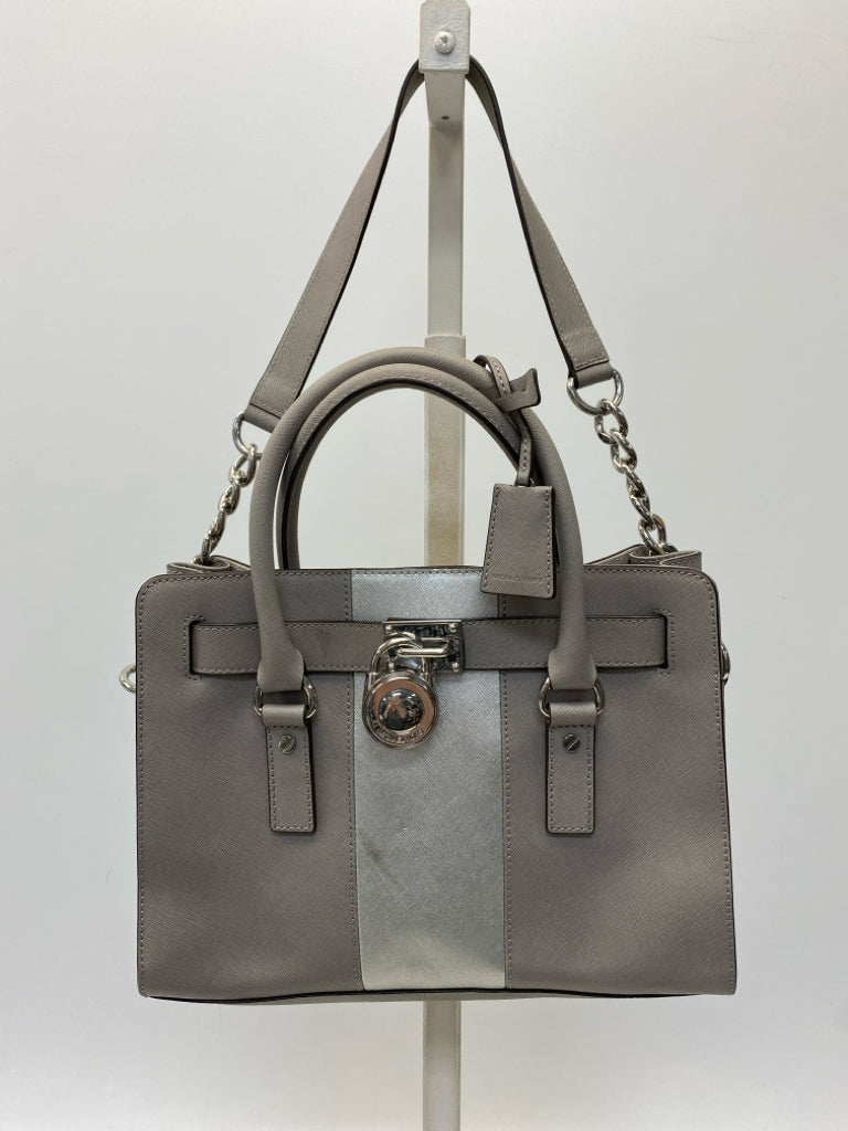 Michael Kors Gray Silver Handbag