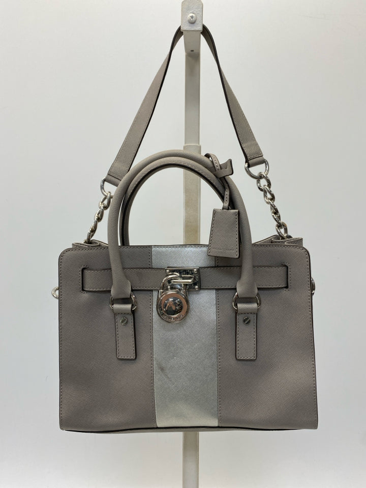 Michael Kors Gray Silver Handbag