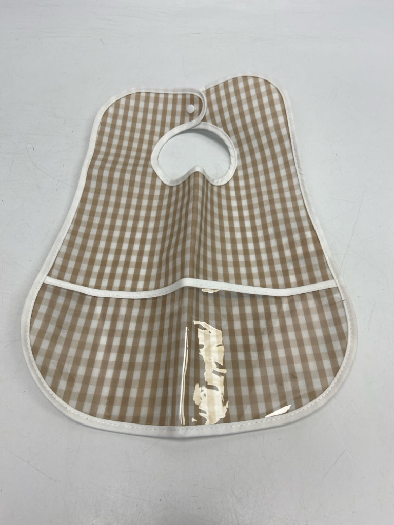NWT White Brown Checkered Misc. Baby Gift