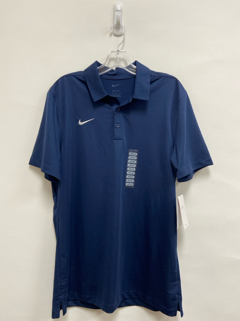 NWT Nike Size M Dark Navy Polo Men&