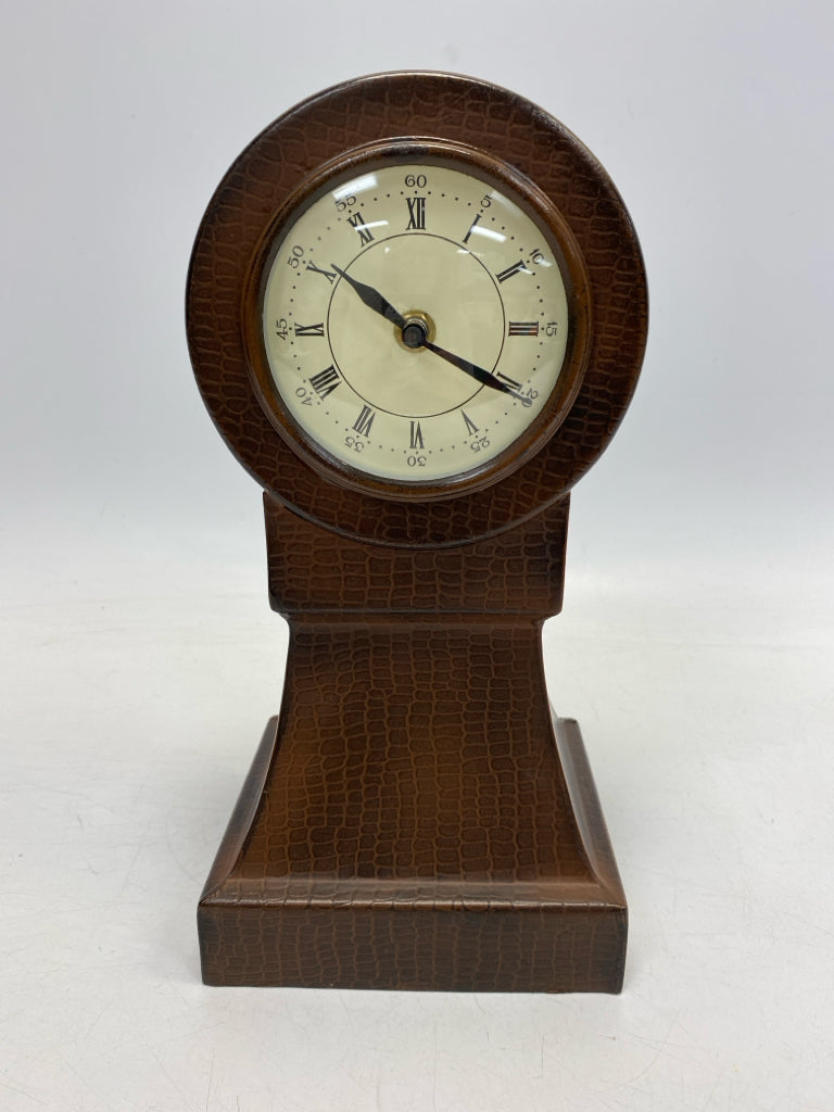 Browning Embossed Clock