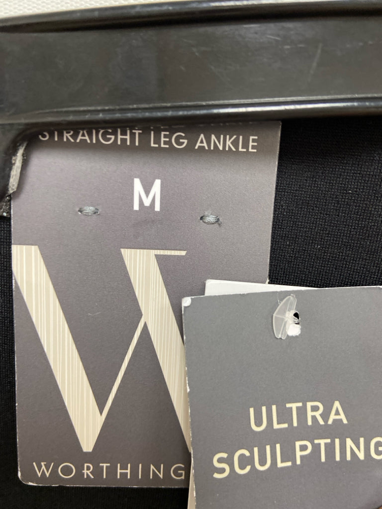 NWT Worthington Size M Black Pull-on Ladies Pants