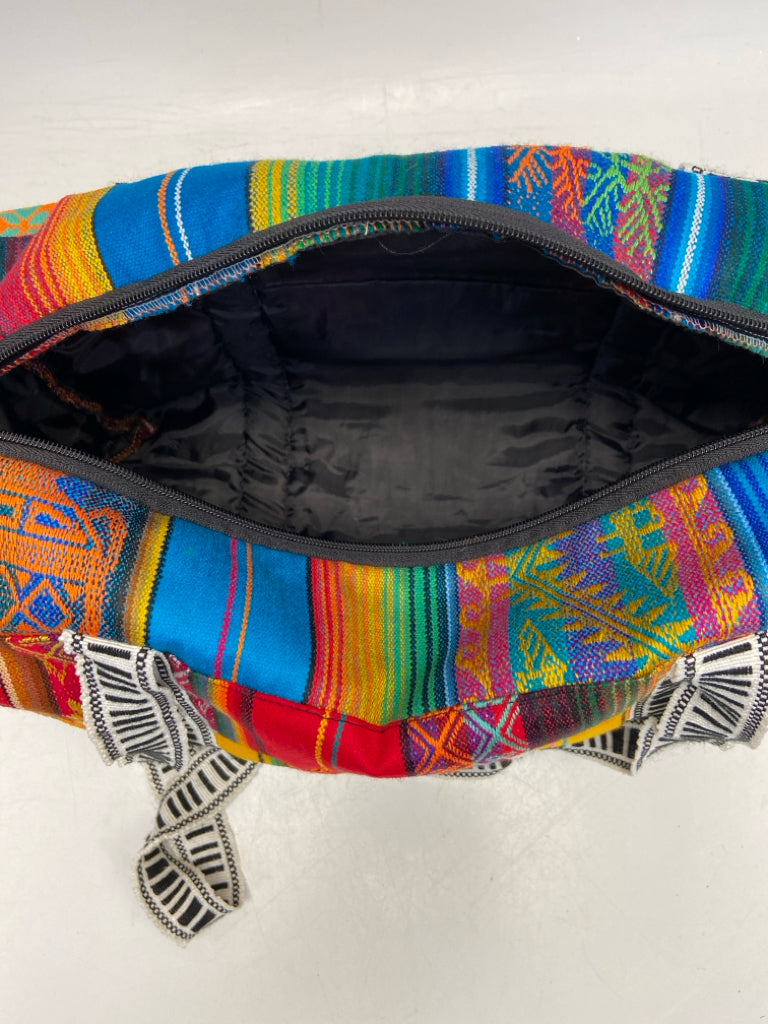 Multi Color Patchwork Duffle Bag