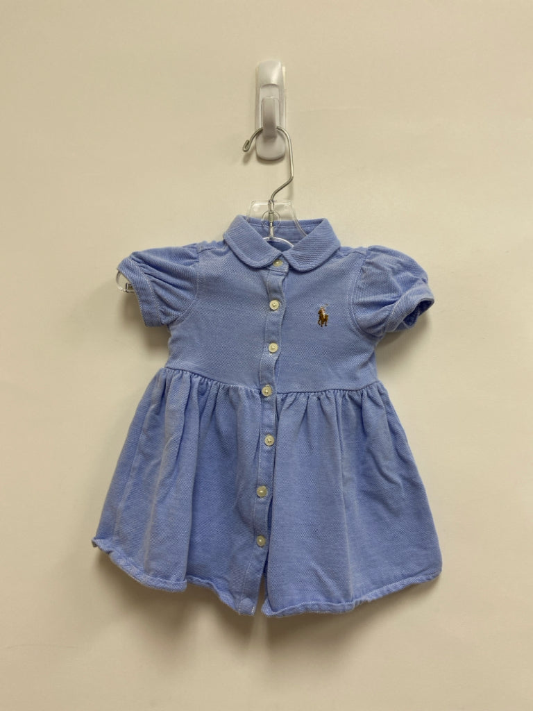 Ralph Lauren SIZE 3M Blue Button Up Girl&