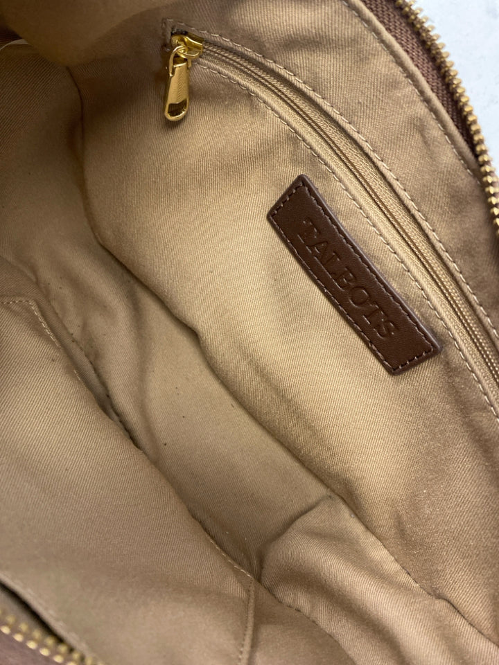 Talbots Dark Brown Suede Handbag